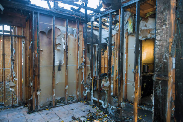 Professional Fire Damage Repair technician working in Dayton, OH